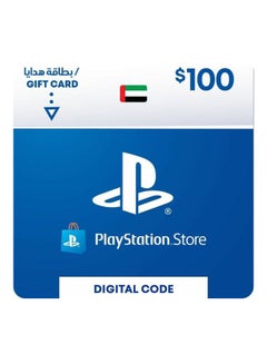 سوني بطاقة هدايا بلاي ستيشن الإمارات العربية المتحدة بقيمة 100 دولار أمريكي 