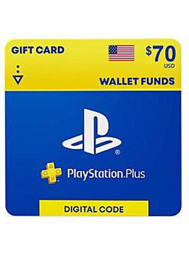 Sony Playstation US 70 USD Gift Card