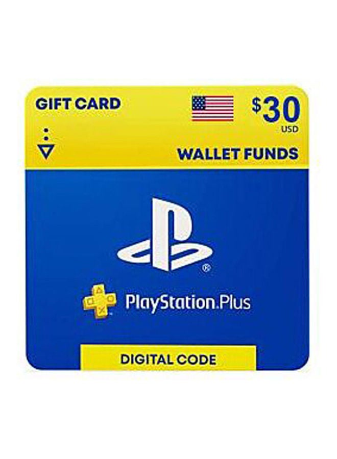 Sony Playstation US 30 USD Gift Card