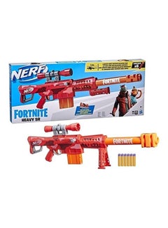 Fortnite Heavy SR Blaster, Longest Fortnite Blaster Ever, Removable Scope, Bolt Action, 6 Official Mega Darts, 6-Dart Clip