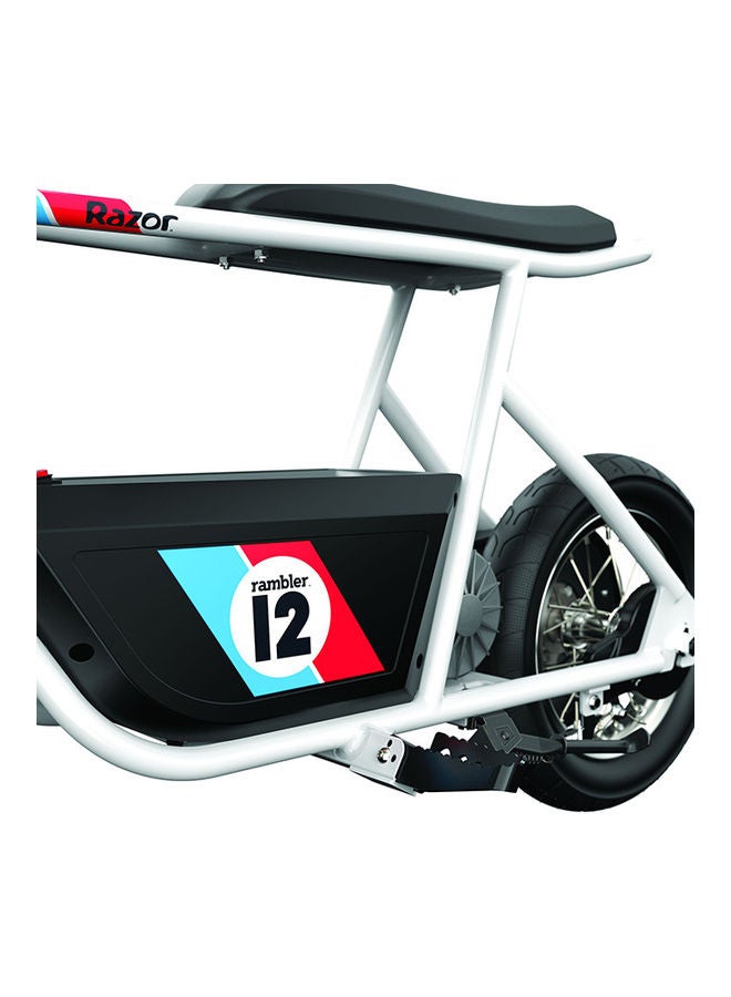 Razor - Razor Rambler 12 – 24V Electric Minibike with Retro Style, Up to 14 mph, Wide 12" Air-Filled Tires, High-Torque 250-watt Motor, Up to 40 Minutes Ride Time, for ages 13 and up 110cm - Image 1