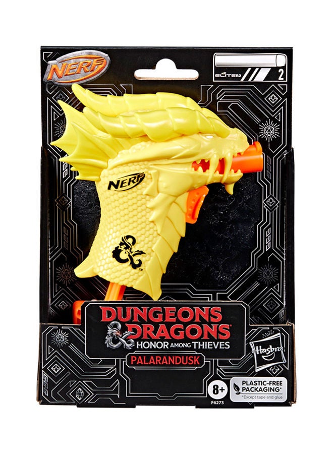 NERF - MicroShots Dungeons Dragons Palarandusk Blaster, 2 Elite 2.0 Darts, Kids Outdoor Games, Blaster Toys - Image 1