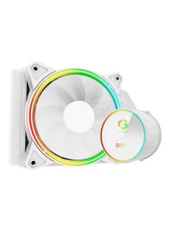 GameOn KRAKEN COOLER A380 240 MM - WHITE Durable Teflon Tube RGB Pump Rifle Bearing Speed 1200rpm BLACK  - Image 2