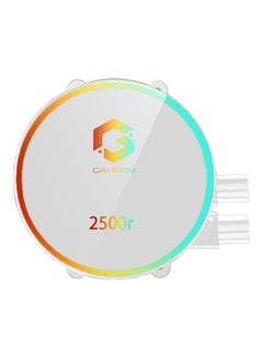 GameOn KRAKEN COOLER A380 240 MM - WHITE Durable Teflon Tube RGB Pump Rifle Bearing Speed 1200rpm BLACK  - Image 3