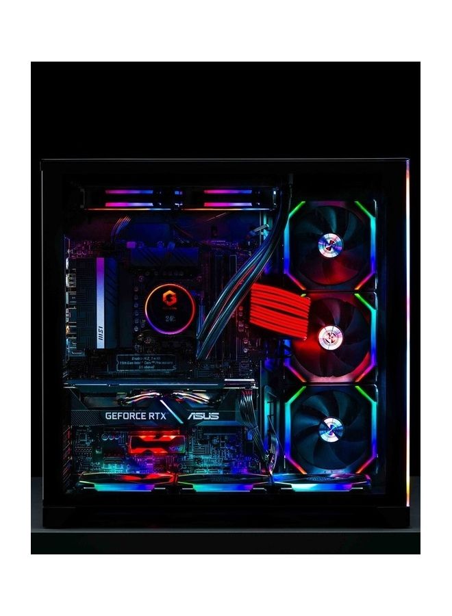 GAMEON LIAN LI  Dynamic Edition Black Tempered glass ATX Mid Tower Gaming Computer Case -GO-O11D BLACK - Image 2