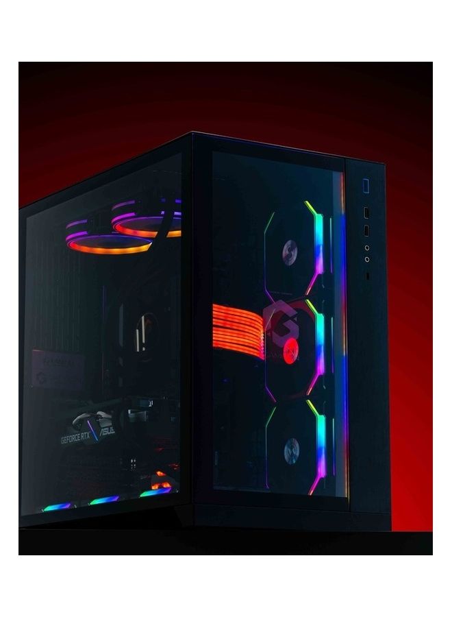 GAMEON LIAN LI  Dynamic Edition Black Tempered glass ATX Mid Tower Gaming Computer Case -GO-O11D BLACK - Image 3