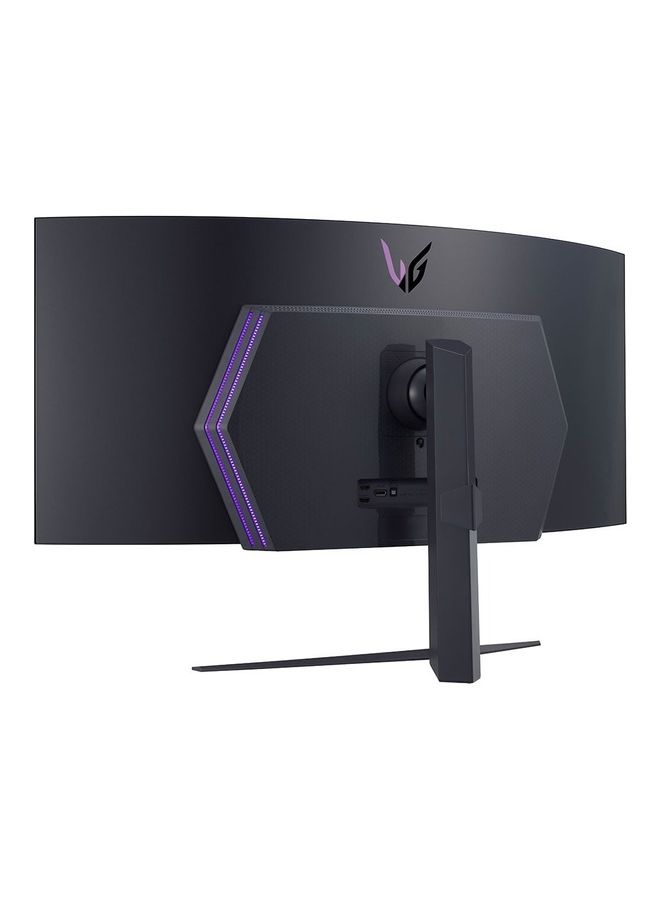 LG - LG 45GR95QE-B 45'' UltraGear WQHD OLED Curved Monitor, 240Hz Refresh Rate, 0.03ms Response Time, 21:9 Aspect Ratio, 1.07B Color Depth, 178º Viewing Angle, HDR 10, 45GR95QE-B Black - Image 1
