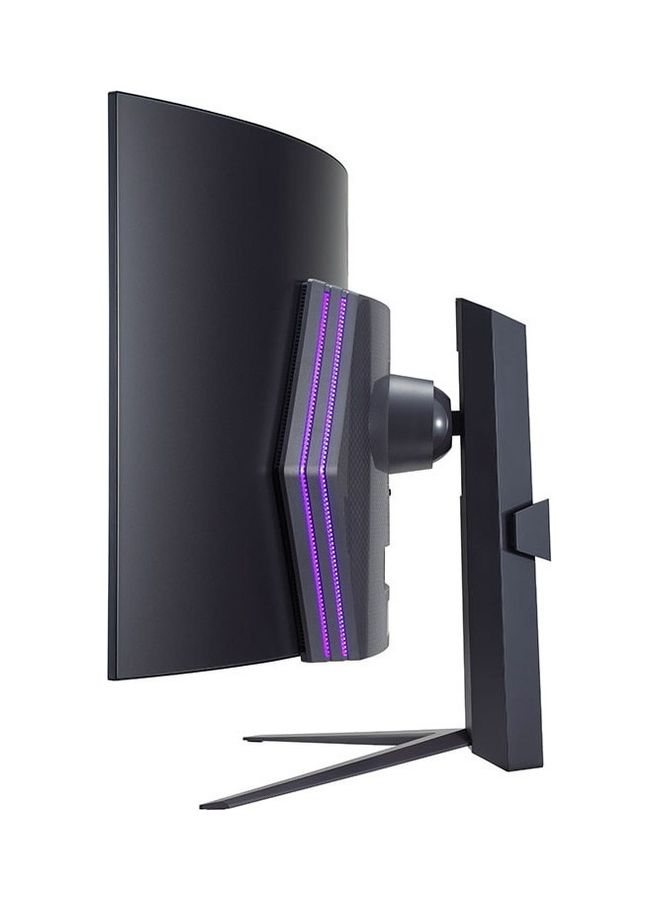 LG - LG 45GR95QE-B 45'' UltraGear WQHD OLED Curved Monitor, 240Hz Refresh Rate, 0.03ms Response Time, 21:9 Aspect Ratio, 1.07B Color Depth, 178º Viewing Angle, HDR 10, 45GR95QE-B Black - Image 1
