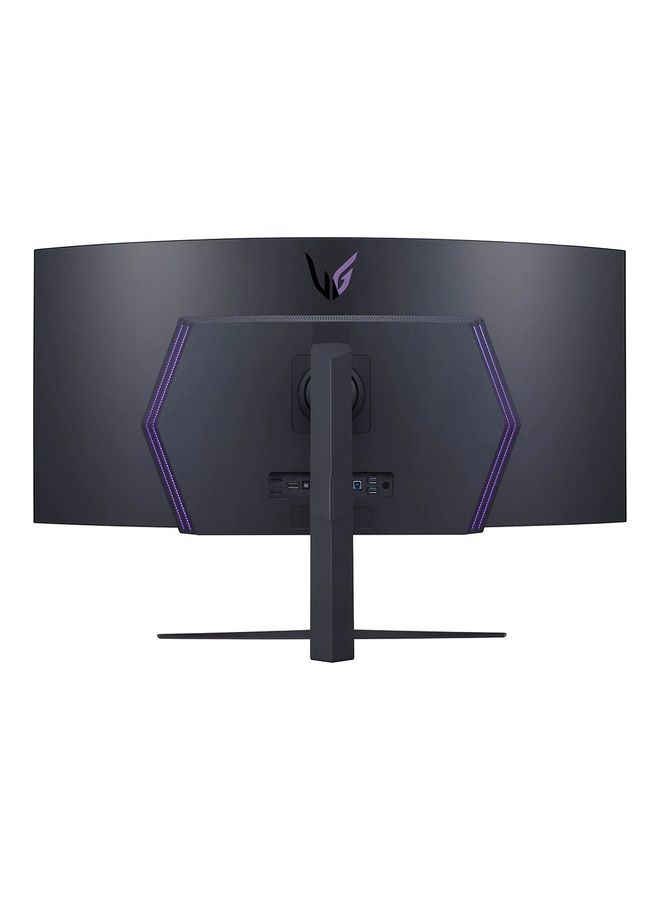 LG - LG 45GR95QE-B 45'' UltraGear WQHD OLED Curved Monitor, 240Hz Refresh Rate, 0.03ms Response Time, 21:9 Aspect Ratio, 1.07B Color Depth, 178º Viewing Angle, HDR 10, 45GR95QE-B Black - Image 1