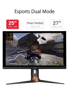 أسوس شاشة ألعاب PG27AQN Rog Swift 360 هرتز 27 بوصة 1440 بكسل HDR - Qhd 2560 x 1440، Fast Ips، 1Ms، G-Sync، العناية بالعين، Hdmi، Displayport، USB، تصميم مريح، قابل للتركيب على الحائط Vesa، HDR 10، Display Hdr 600  - Image 2