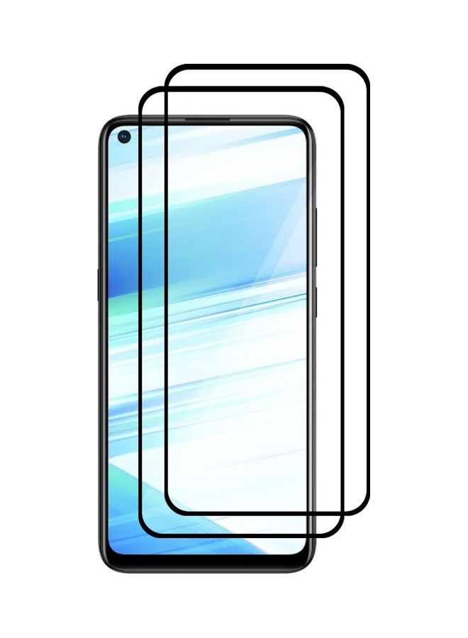 MARGOUN 2 Pack For Vivo Z5x Screen Protector Tempered Glass Full Glue Back Black Side - Image 2