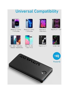 Anker 10000 mAh 323 USB-C Power Bank, 10,000mAh Portable Charger (PowerCore PIQ), High-Capacity Battery Pack for iPhone 16/15/14 Series, Samsung, Huawei, Xiaomi, Redmi, Vivo, Oppo, iPad, Apple Watch and More Black  - Image 5