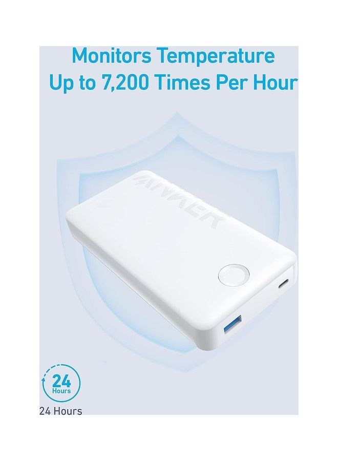 Anker 20000 mAh Power Bank, 325 Portable Charger (PowerCore 20K II), 20,000mAh Battery Pack with 2-Port, 15W High-Speed Charging for iPhone 16/15/14 Series, Samsung, Huawei, Xiaomi, iPad, Vivo, Oppo and More White  - Image 4