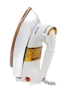 GEEPAS Automatic Heavy-Weight Dry Iron With Durable Teflon Plated Sole Plate 1200.0 W GDI2771 White/Silver/Gold  - Image 5
