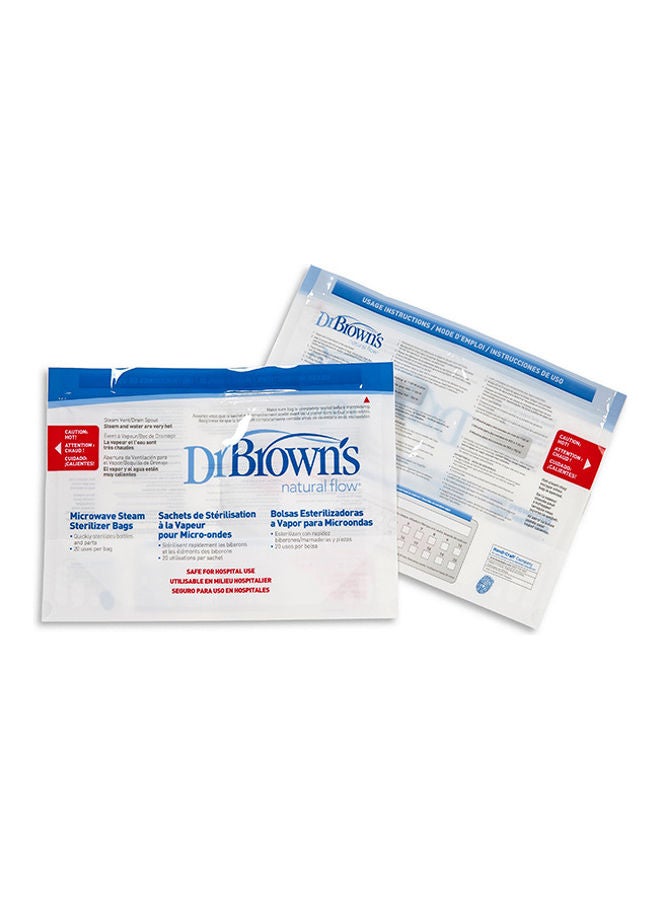 Dr. Brown’s Microwave Steam Sterilizer Bag, Pack Of 5 - Image 2