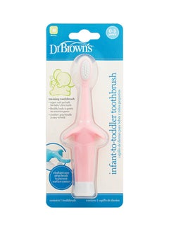 Infant-to-Toddler Toothbrush, Pack of 1 - Pink Elephant