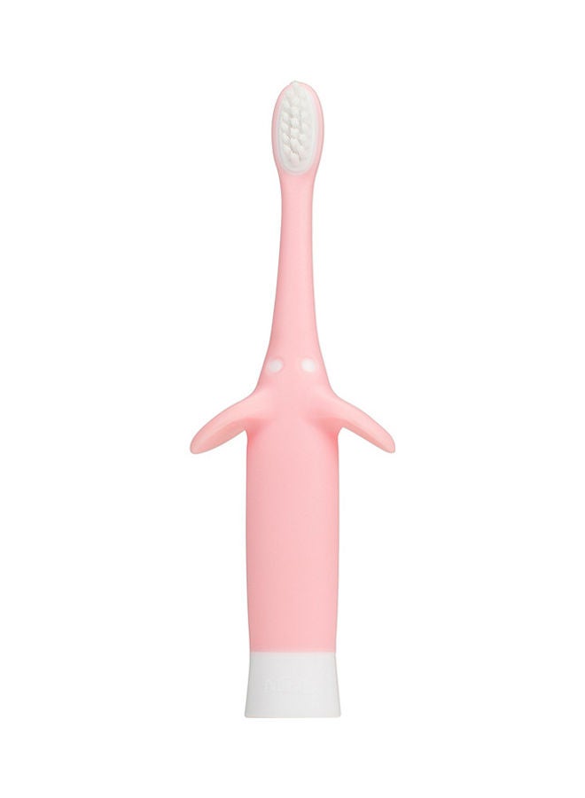 Dr. Brown’s - Infant-to-Toddler Toothbrush, Pack of 1 - Pink Elephant - Image 1