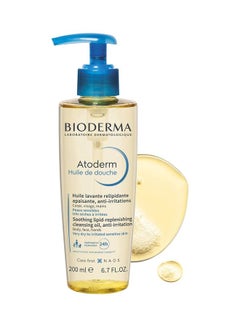 Bioderma Atoderm Huile De Douche Soothing lipid-replenishing cleansing oil 200ml  - Image 3