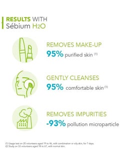 بيوديرما ماء ميسيلار منقي للبشرة من Sebium H2O - 500 مل  - Image 4