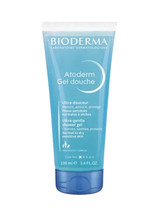 Bioderma Atoderm Shower Gel 100ml without Soap Ultra Gentle Cleanser - 100 ml 100ml - Image 1