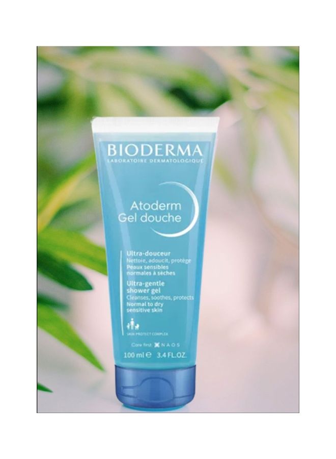 Bioderma Atoderm Shower Gel 100ml without Soap Ultra Gentle Cleanser - 100 ml 100ml - Image 2