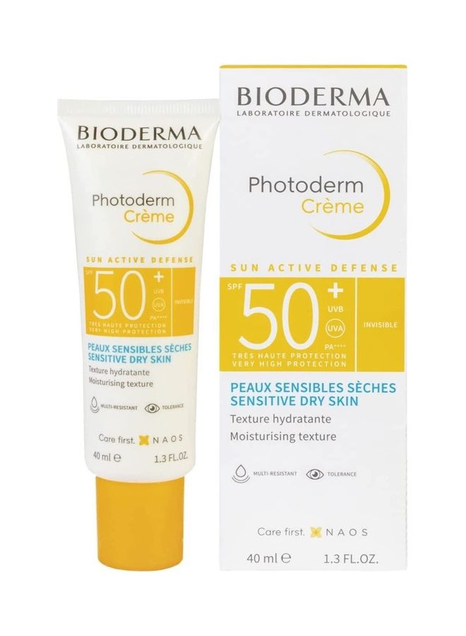 Bioderma - Photoderm Creme SPF 50 + Moisturising texture - 40 ml 40ml - Image 1