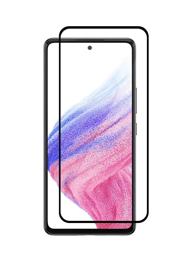 MARGOUN Samsung Galaxy A53 5G Screen Protector Tempered Glass Full Glue Back Black Side - Image 2