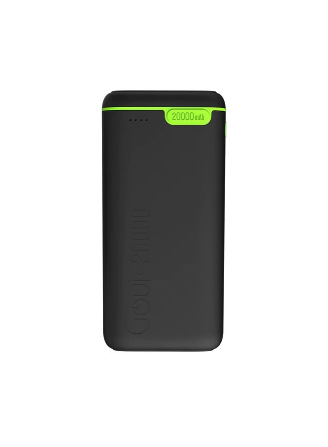 20000 mAh Kigo Power Bank Portable Charger – Simultaneous Charging for Smartphones, Tablets, Gaming Devices, Bluetooth & More – Compact, Travel-Friendly Design for On-the-Go Power Anywhere - Black - v1686814106/N43864681A_3