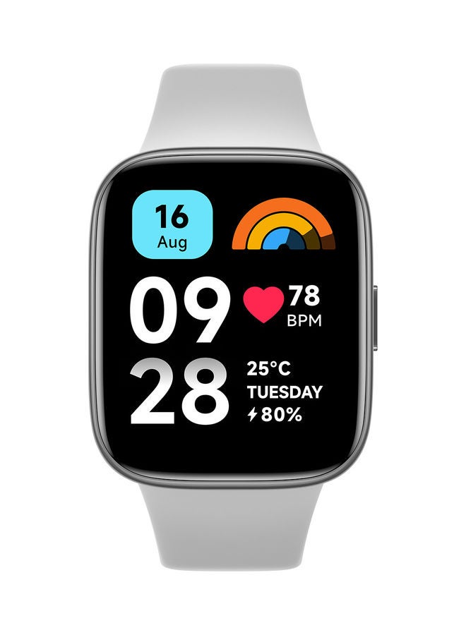 Xiaomi - Redmi Watch 3 Active – 1.83” LCD Display, 5ATM Water Resistance, 12-Day Battery Life –  Platinum Grey (BHR7272GL) Platinum Grey - Image 1