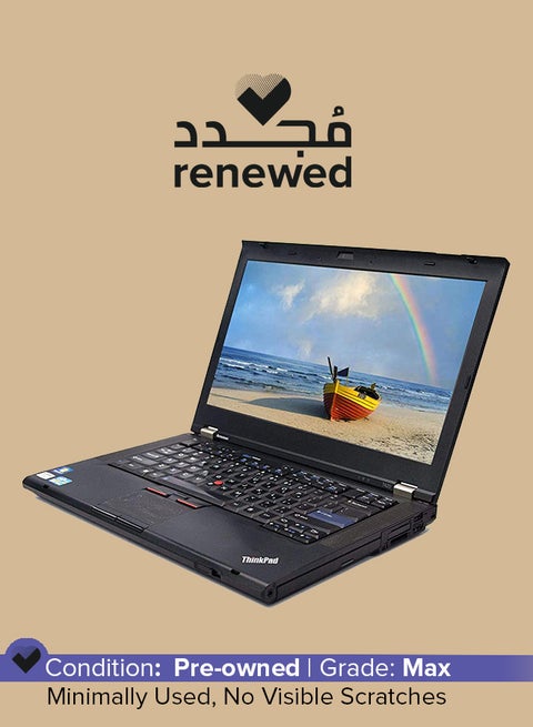 Renewed - ThinkPad T420 Laptop With 14-Inch HD Display,Core i5/2nd Generation/4Gb RAM/128GB SSD/Intel HD Graphics english English