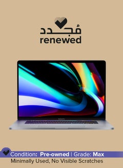 Renewed - Macbook Pro A1990 (2019) With 15.4-Inch Display With TouchBar,Core i9/9th Generation/16GB RAM/512GB SSD/AMD Radeon Pro 5500M 4GB Graphics English