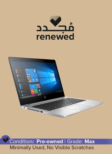 Renewed - EliteBook 735 G5 Laptop With 13.3-Inch With FHD Display, AMD Ryzen 7 Pro 2700U Processor/16Gb RAM/512GB SSD/AMD Radeon Vega Graphics English