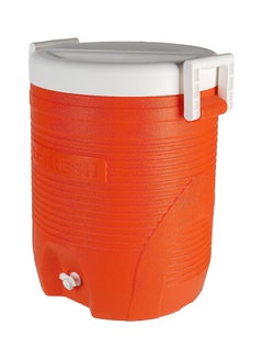 Fresh Beverage Cooler With Two Handle Orange/White 42Liters  - Image 2