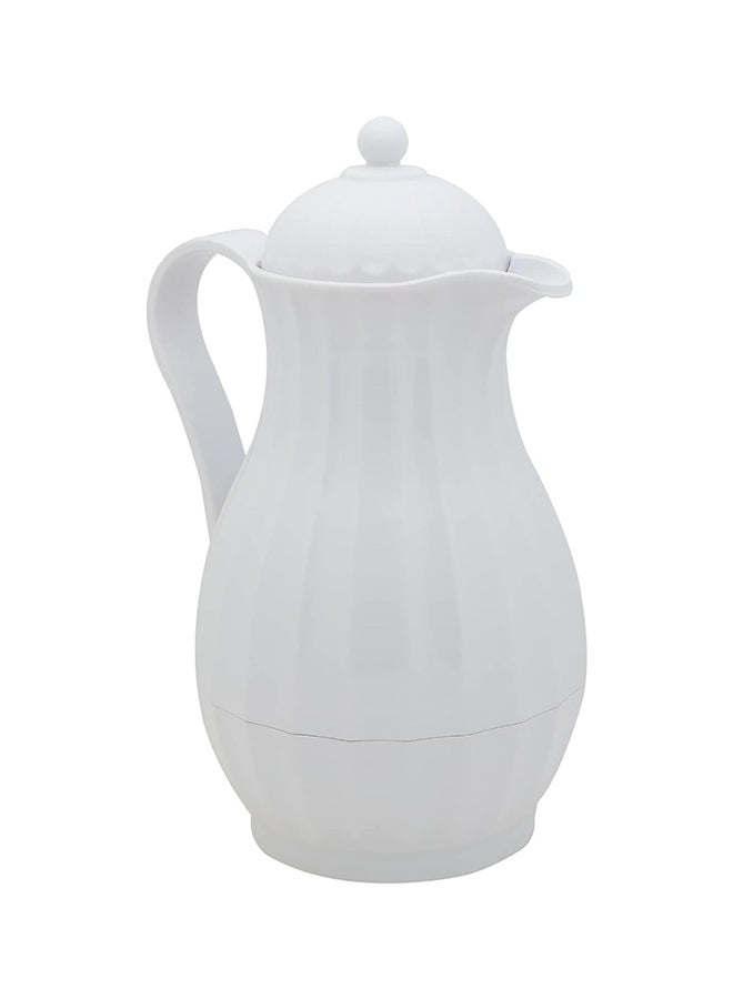 REEM Plastic Coffee/Tea Flask White 1Liters - Image 3