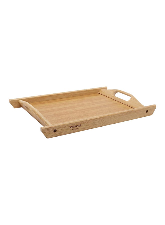 hoffmayer 2-Piece Bamboo Tray Set Brown 37x5x26cm - Image 4