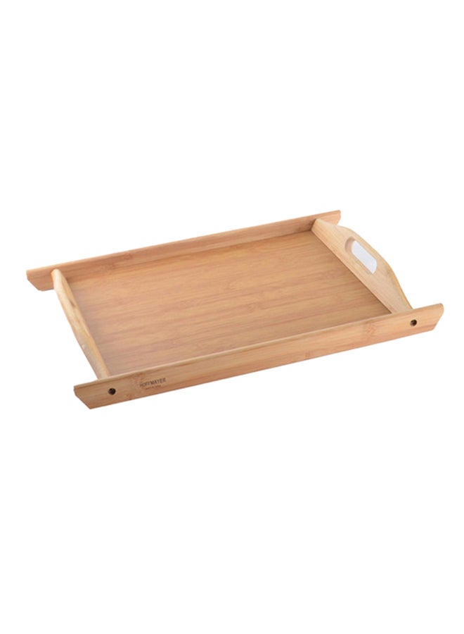 hoffmayer 2-Piece Bamboo Tray Set Brown 37x5x26cm - Image 5