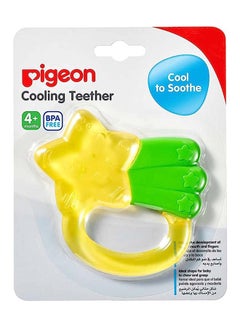 Soft Naturally Shaped Star Designed Cooling Wide Handle Teether , Cool To Sooth 4+Months