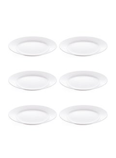 Dove 6-Piece Dinner Plate Set White 9inch  - Image 1