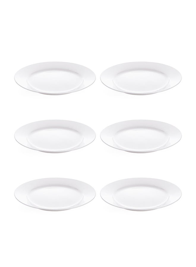 Dove 6-Piece Dinner Plate Set White 9inch  - Image 1