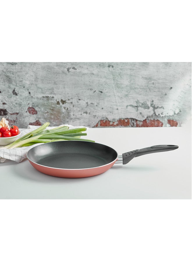 Non-Stick Aluminium Flat Fry Pan Black and Copper 28cm - v1686839005/N29151287A_7