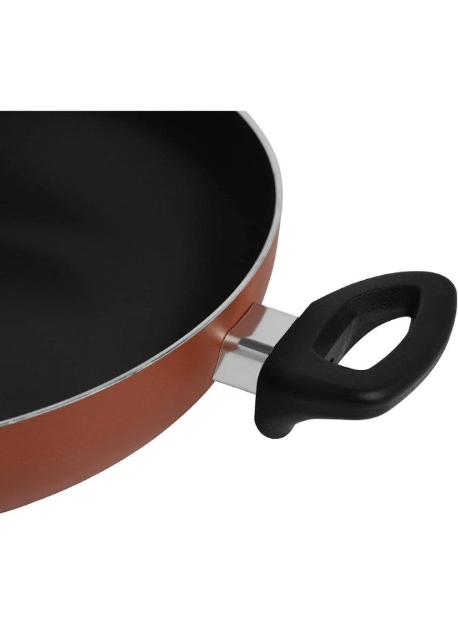 Trust - Non-Stick Aluminium Deep Pan With Two Handle Brown 26cm - Image 1
