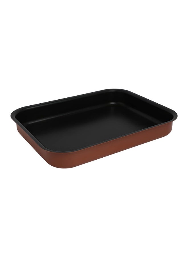 Trust Aluminium Roasting Pan Black/Brown 41x29cm  - Image 1