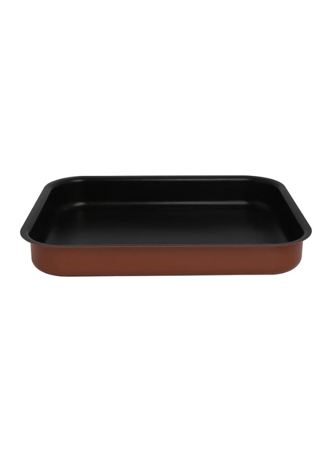 Trust Aluminium Roasting Pan Black/Brown 41x29cm  - Image 2