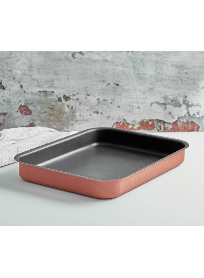 Trust Aluminium Roasting Pan Black/Brown 41x29cm  - Image 5