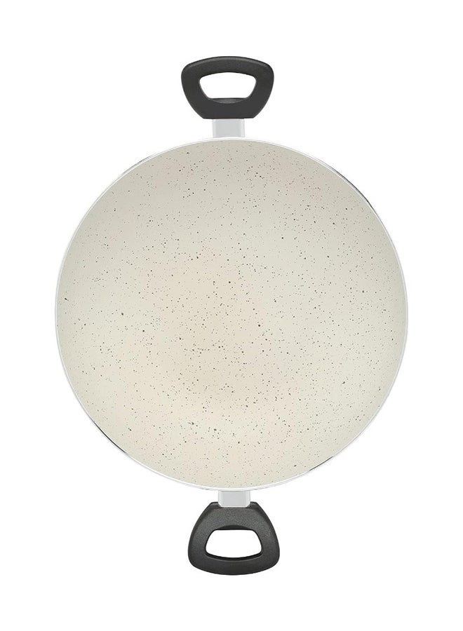 Trust - Non-Stick Wok Pan With Lid White 30cm - Image 1