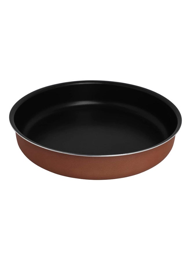 Trust Aluminium Round Tray Brown/Black 40cm  - Image 1