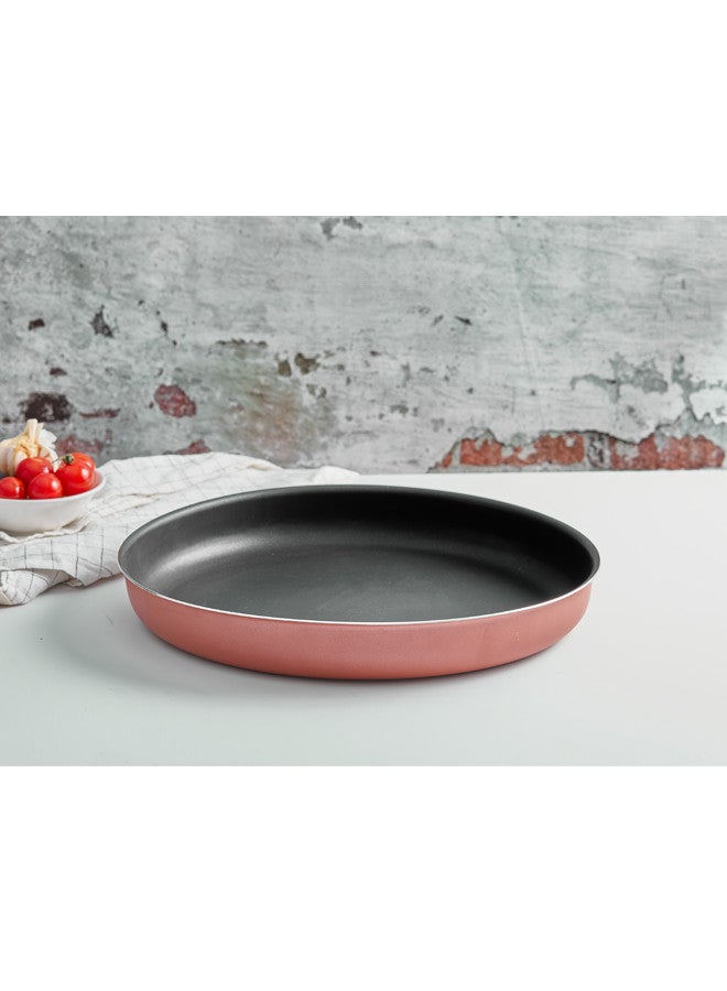 Trust - Aluminium Round Tray Brown/Black 40cm - Image 1