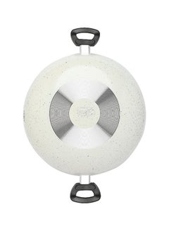Trust Aluminium Wok Pan White 28cm  - Image 4