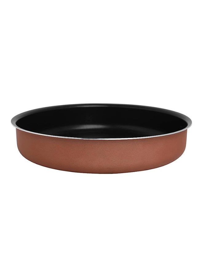 Aluminium Round Tray Brown/Black 28cm - v1686839055/N40133061A_2