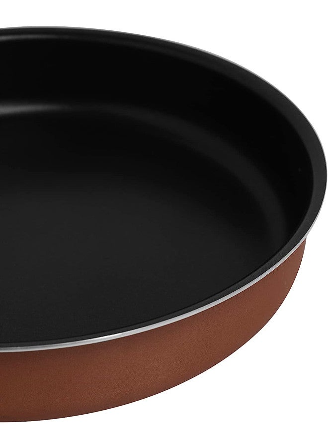 Aluminium Round Tray Brown/Black 28cm - v1686839055/N40133061A_6